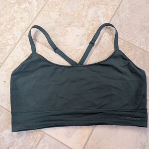 PINK Victoria's Secret Deep Green Sports Bra